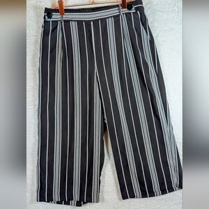 Love & Legend Black and White Wide Leg Pants